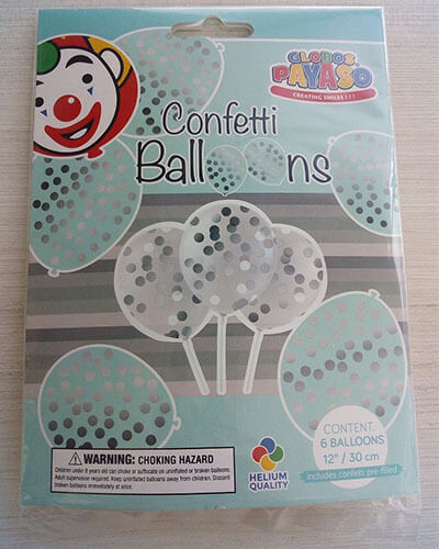Speciale-kleinverpakkingenConfetti-Zilver-Front-2602 BALLONS MET CONFETTI NO. 12