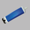 Flat, plastic balloon pump