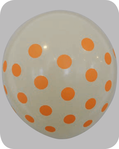 The-Balloon-Factory-Bedrukte-Ballonnen-1052-met-stippen Ballon no. 12 assorti kleuren met sterren, harten, bloemen, lippen en stippen