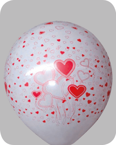 The-Balloon-Factory-Bedrukte-Ballonnen-1057 Ballon no. 12 wit met harten