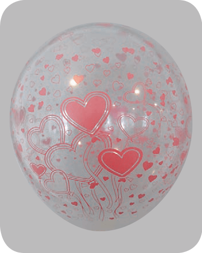 The-Balloon-Factory-Bedrukte-Ballonnen-1069 Ballon no. 12 transparant met harten