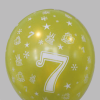 Balloon No. 14, metallic + pearl, assorted colors with the number 16