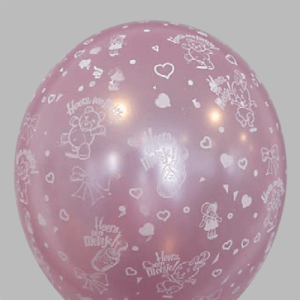 The-Balloon-Factory-Bedrukte-Ballonnen-1563 Balloon No. 14, pearl pink with “Hoera een meisje”