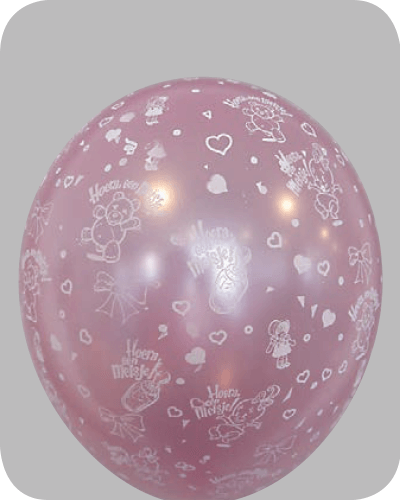 The-Balloon-Factory-Bedrukte-Ballonnen-1563 Balloon No. 14, pearl pink with “Hoera een meisje”