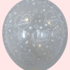 Ballon no. 12 transparent with Just Married