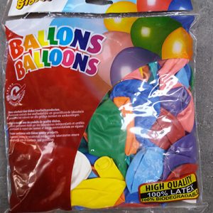 Balloon no. 10 pastel, 50 per bag