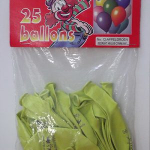 COMMUNIEBALLONS - deco appelgroen
