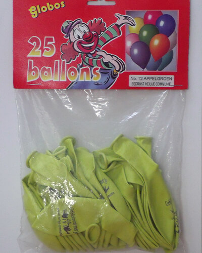 The-Balloon-Factory-Klein-Verpakkingen-11214 COMMUNIEBALLONS - deco appelgroen