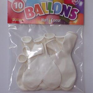 HARTBALLONS - WIT