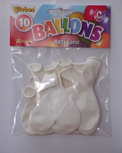 The-Balloon-Factory-Klein-Verpakkingen-2033 HARTBALLONS - WIT