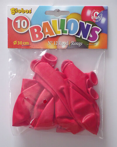 The-Balloon-Factory-Klein-Verpakkingen-2080 DECORATIEBALLONS - ROOD