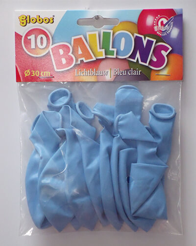 The-Balloon-Factory-Klein-Verpakkingen-2087 DECORATIEBALLONS - LICHTBLAUW