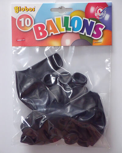 The-Balloon-Factory-Klein-Verpakkingen-2093 DECORATIEBALLONS - ZWART