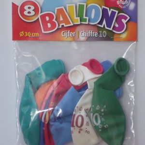 NUMBER BALLOONS 10