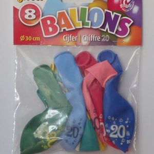 The-Balloon-Factory-Klein-Verpakkingen-2173 NUMBER BALLOONS 20