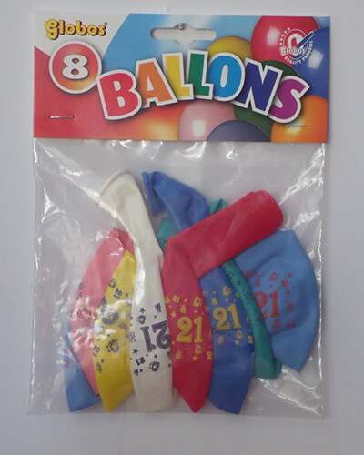 The-Balloon-Factory-Klein-Verpakkingen-2179 NUMBER BALLOONS 21