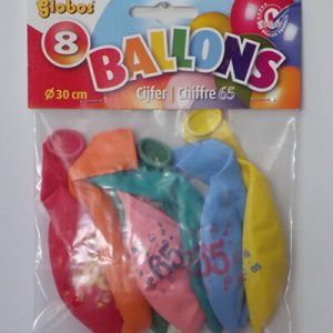NUMBER BALLOONS 65