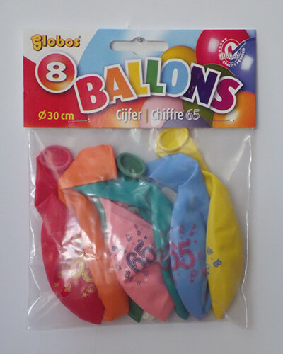 The-Balloon-Factory-Klein-Verpakkingen-2184 NUMBER BALLOONS 65