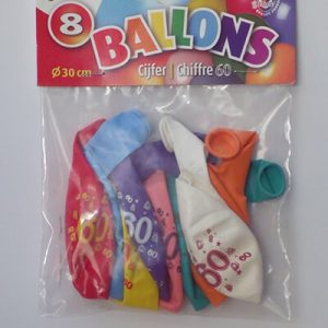 NUMBER BALLOONS 60