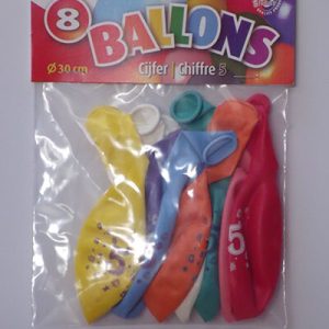 NUMBER BALLOONS 5