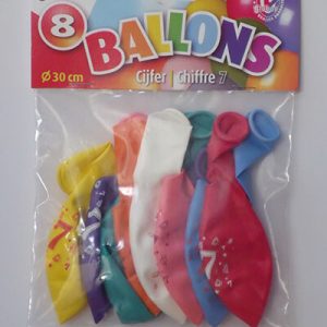 NUMBER BALLOONS 7