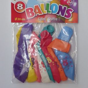NUMBER BALLOONS 8