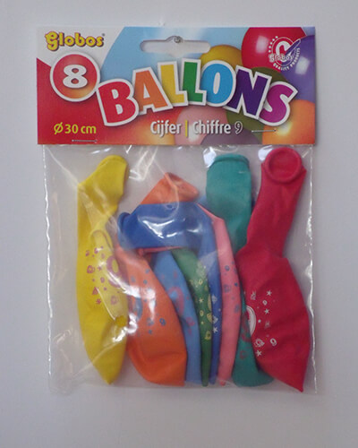 The-Balloon-Factory-Klein-Verpakkingen-2230 NUMBER BALLOONS 9