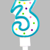 Candle on holder no. 3