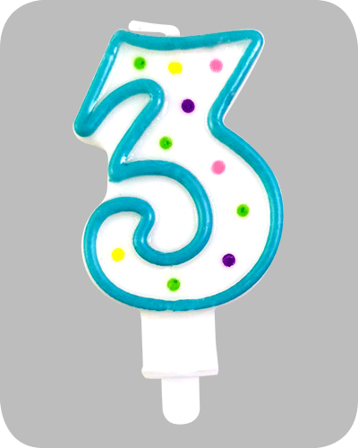 The-Balloon-Factory-Party-Producten-GP5103 Candle on holder no. 3
