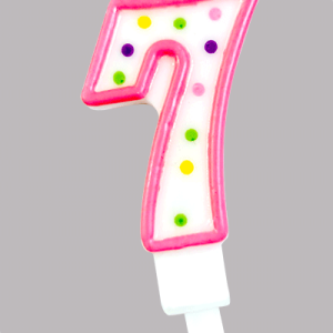 Candle on holder no. 7