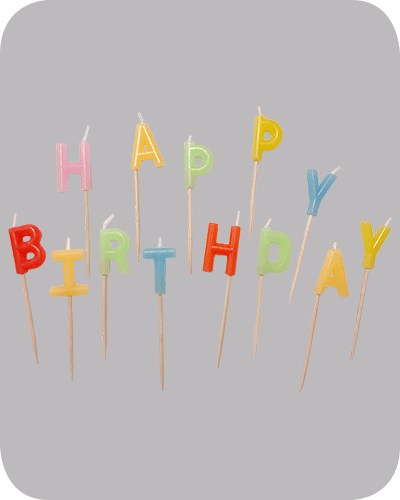 The-Balloon-Factory-Party-Producten-GP5117 Set kaarsen op prikkers "Happy Birthday"