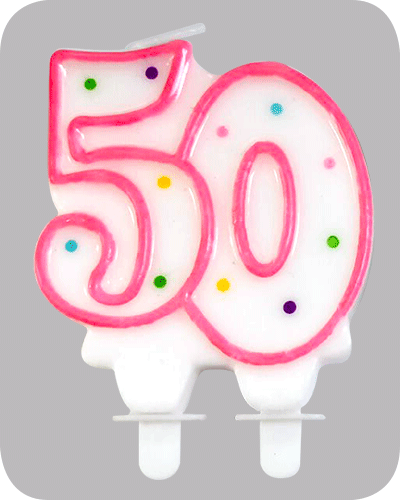 The-Balloon-Factory-Party-Producten-GP5150 Candle on holder no. 50