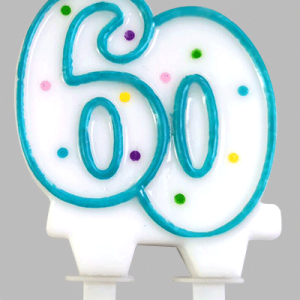 Candle on holder no. 60