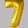 FOIL BALLOON No. 7 Gold 16 inch