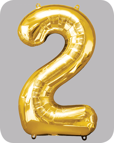 the-balloon-factory-cijfer-folie-ballonnen-6322-6342 FOLIEBALLON Goud 42 inch No. 2
