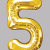 FOIL BALLOON Gold 34 inch No. 5