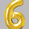 FOIL BALLOON Gold 42 inch No. 6