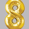 FOIL BALLOON Gold 34 inch No. 8